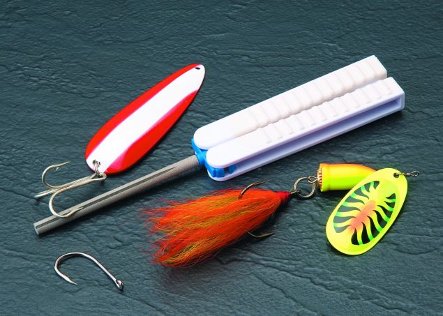 Fishing Hook Sharpener Portable Emery Knife Whetstone Mini Pocket