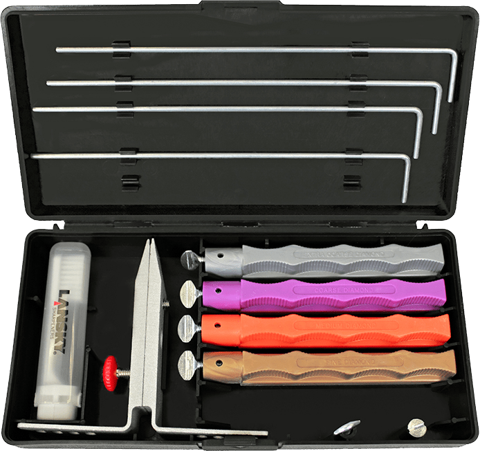 4 Stone Deluxe Diamond Knife Sharpening System | Lansky 4 Stone Deluxe Diamond Knife Sharpening System | Lansky